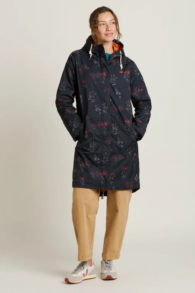Women Brakeburn Coats And Jackets Charcoal Bloom Two Showerproof Jacket