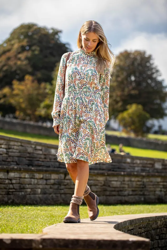 Women Brakeburn Dresses Cream Floral Paisley Dress