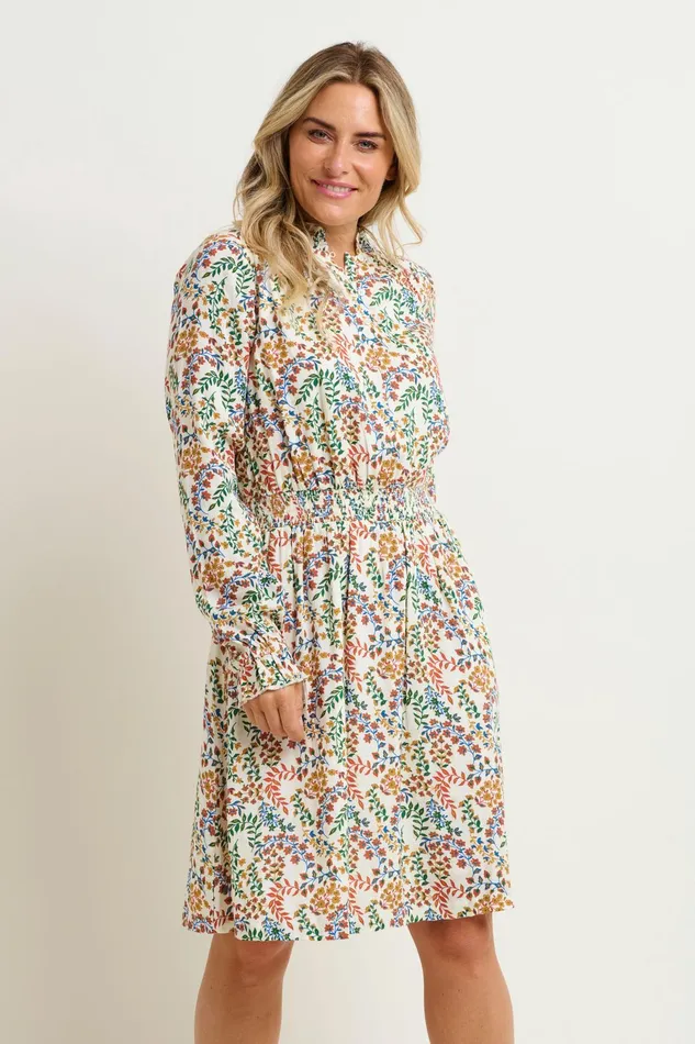 Women Brakeburn Dresses Cream Floral Paisley Dress