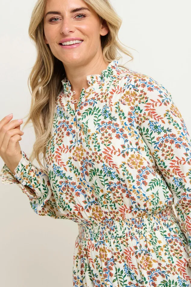 Women Brakeburn Dresses Cream Floral Paisley Dress