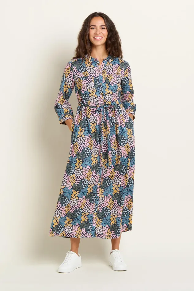 Women Brakeburn Dresses Multicoloured Wildflower Meadow Shirt Dress