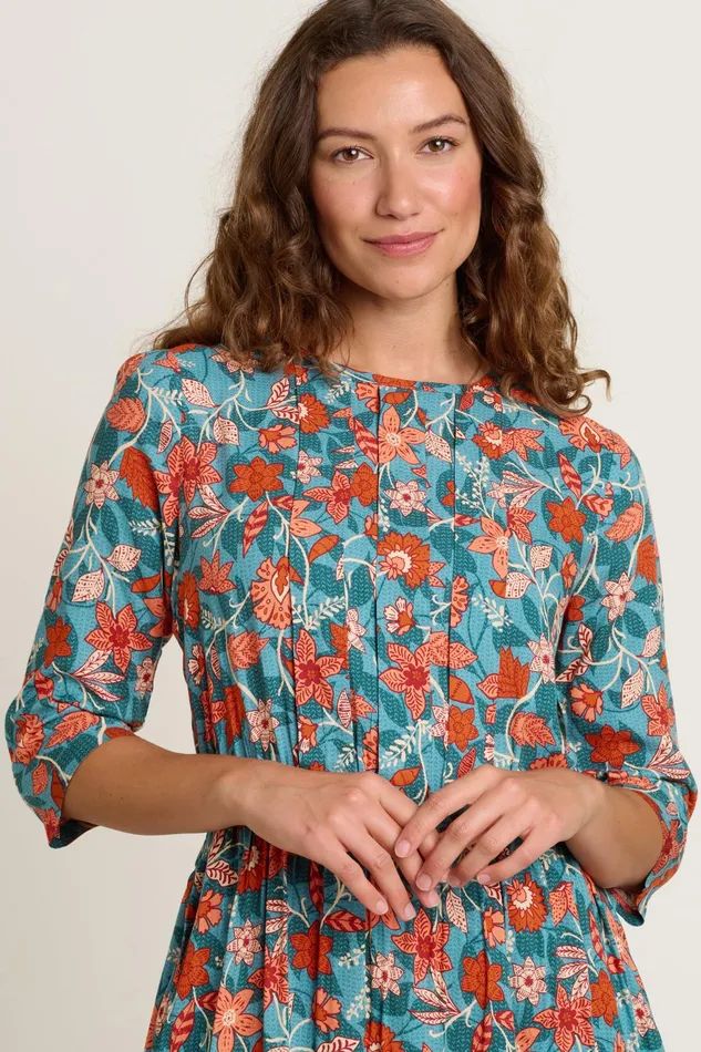 Women Brakeburn Dresses Teal Ula Dress