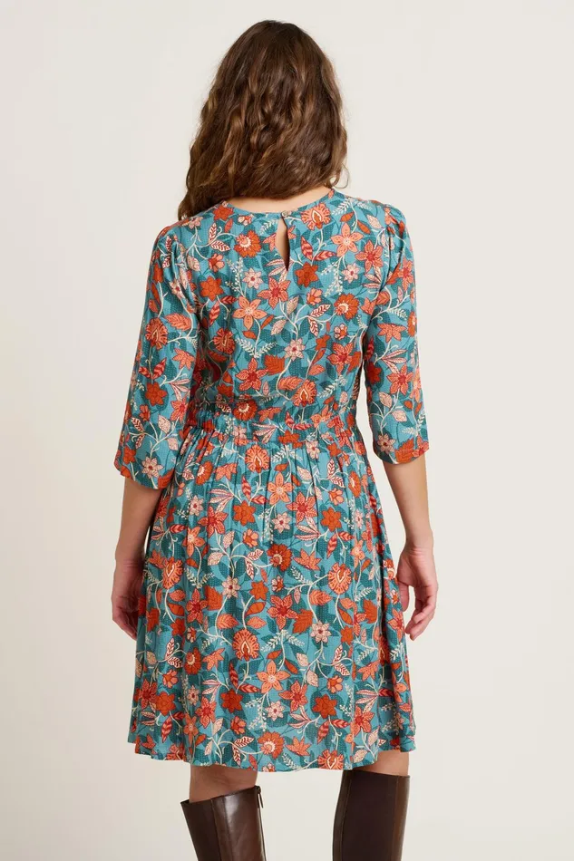 Women Brakeburn Dresses Teal Ula Dress