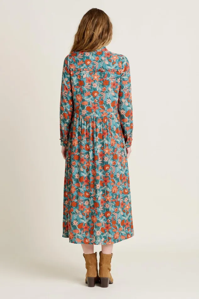 Women Brakeburn Dresses Teal Ula Maxi Dress