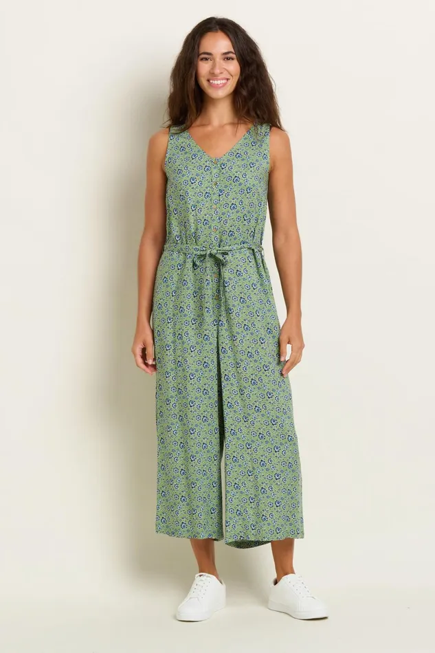Women Brakeburn Jumpsuits And Dungarees Green Elsie Jumpsuit