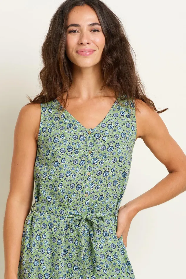 Women Brakeburn Jumpsuits And Dungarees Green Elsie Jumpsuit