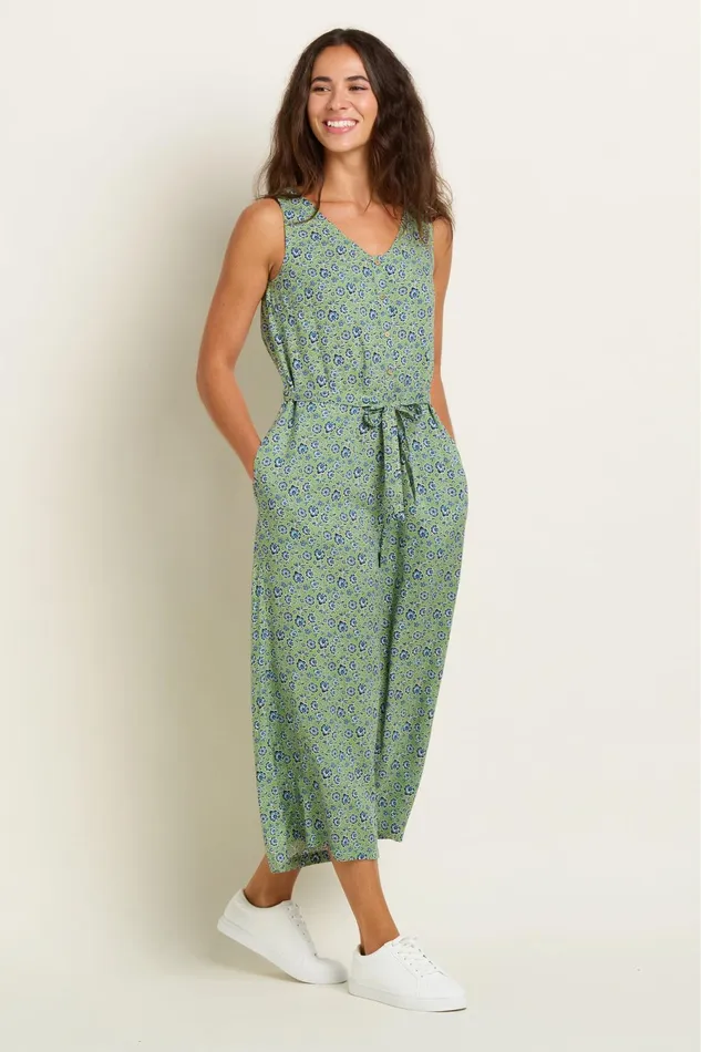 Women Brakeburn Jumpsuits And Dungarees Green Elsie Jumpsuit
