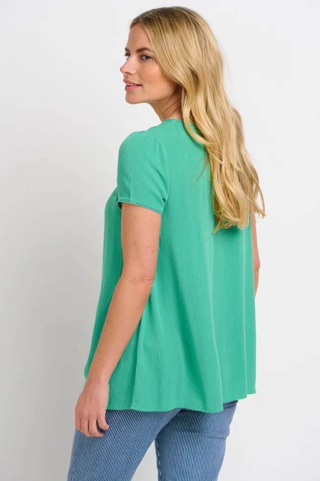 Women Brakeburn Shirts Green Alena Blouse