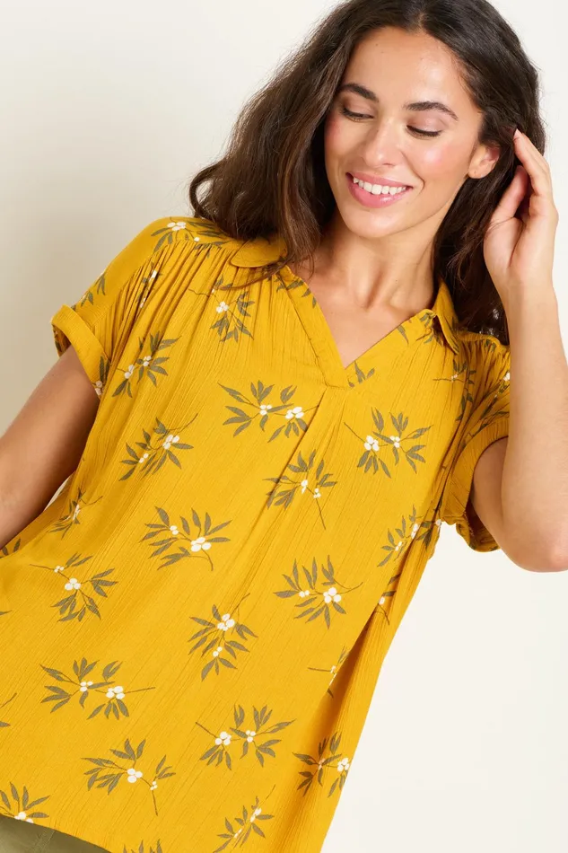 Women Brakeburn Shirts Yellow Berry Shirt