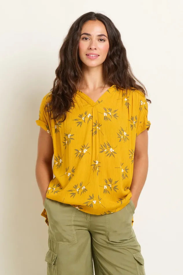 Women Brakeburn Shirts Yellow Berry Shirt