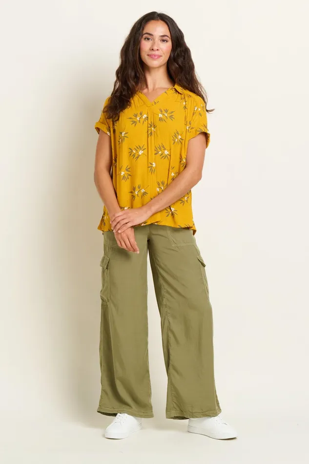 Women Brakeburn Shirts Yellow Berry Shirt