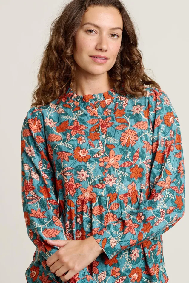 Women Brakeburn Tops TShirts And Vests Green Ula Blouse