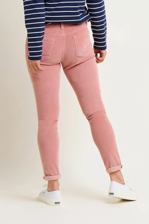 Women Brakeburn Trousers Skirts and Shorts Pink Cord 5 Pocket Trousers