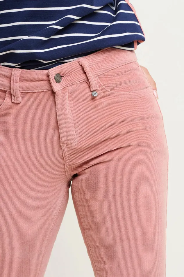 Women Brakeburn Trousers Skirts and Shorts Pink Cord 5 Pocket Trousers