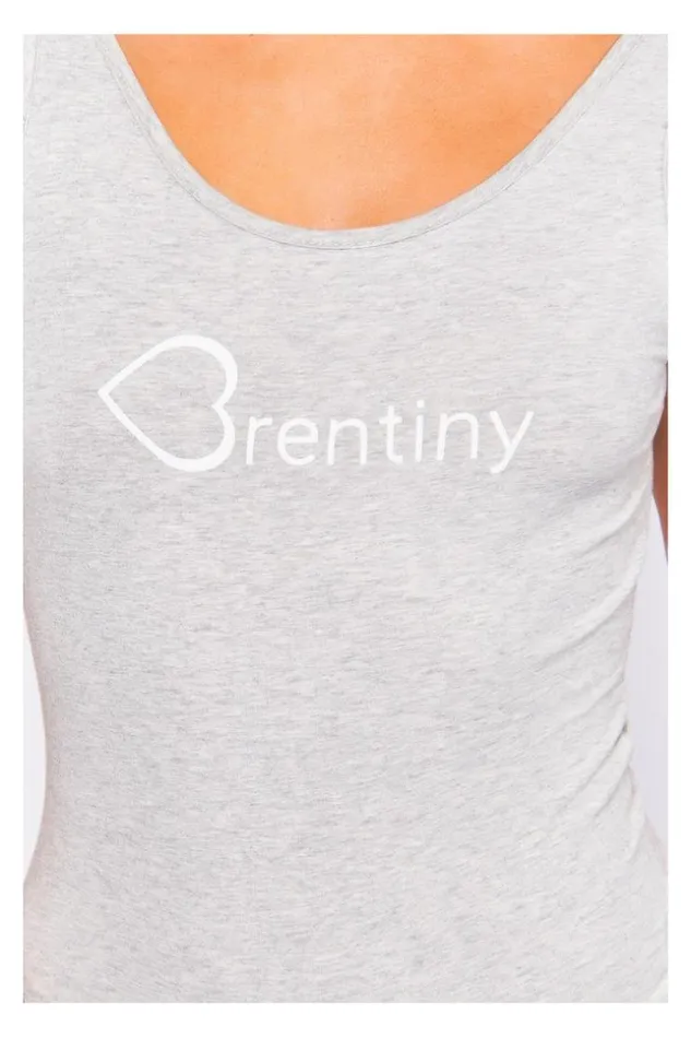 Women Brentiny White Bodysuit Grey Brentiny Paris Bodies