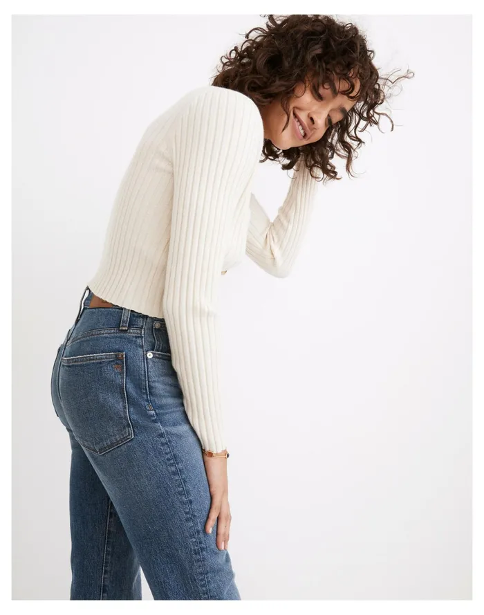 Women Brenville Crop Cardigan Sweater Antique Cream Madewell Sweaters Women Brenville Crop Cardigan Sweater Antique Cream Madewell Sweaters