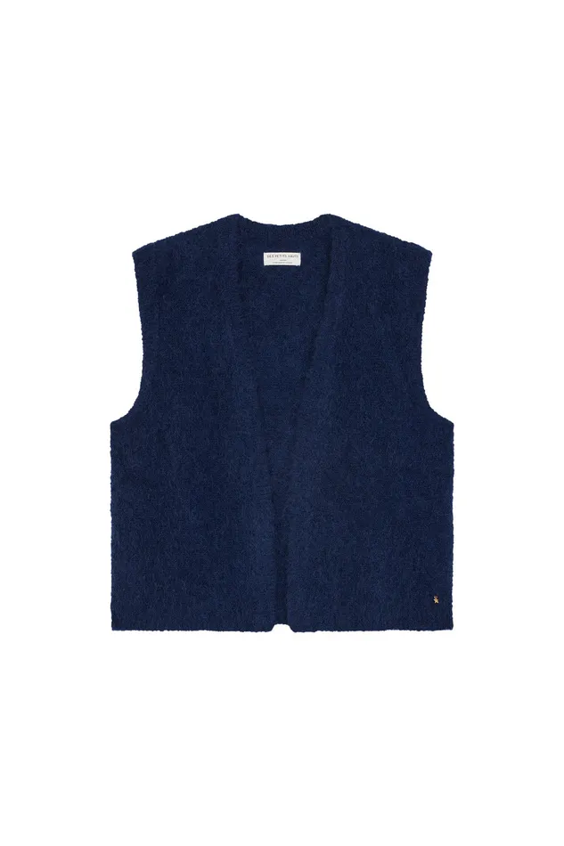Women Cardigan Bunny Marine Gilet Mohair Bleu Marine Des Petits Hauts Jumpers and Cardigans