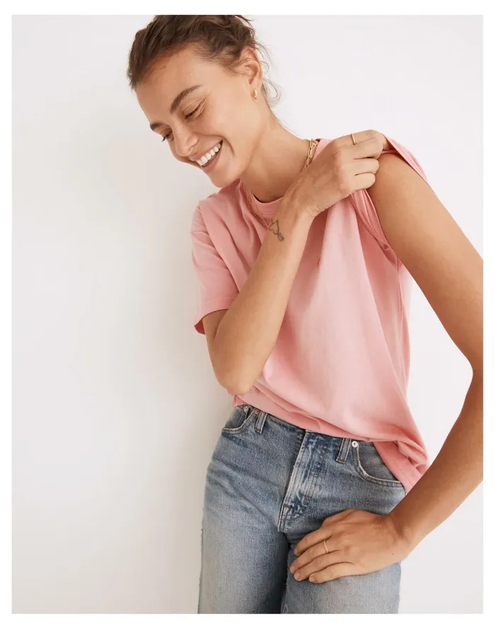 Women Carhartt Work In Progress Sol Tee Rothko Pink Sun Faded Madewell Tees