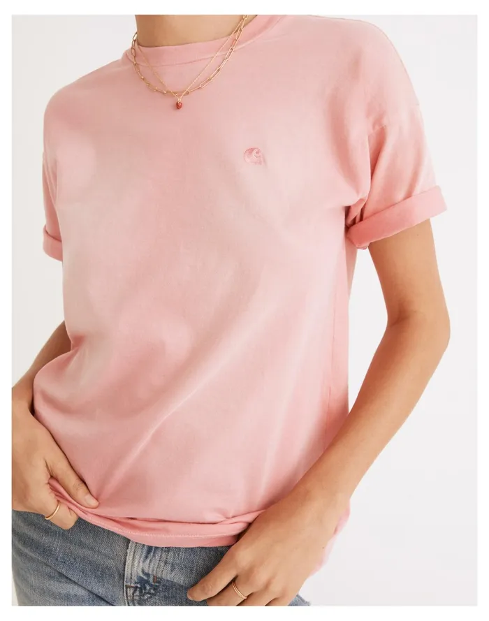 Women Carhartt Work In Progress Sol Tee Rothko Pink Sun Faded Madewell Tees Women Carhartt Work In Progress Sol Tee Rothko Pink Sun Faded Madewell Tees