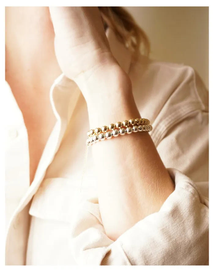 Women CHARLOTTE CAUWE STUDIO Adjustable Bead Bracelet In Gold Gold Madewell Bracelets Women CHARLOTTE CAUWE STUDIO Adjustable Bead Bracelet In Gold Gold Madewell Bracelets