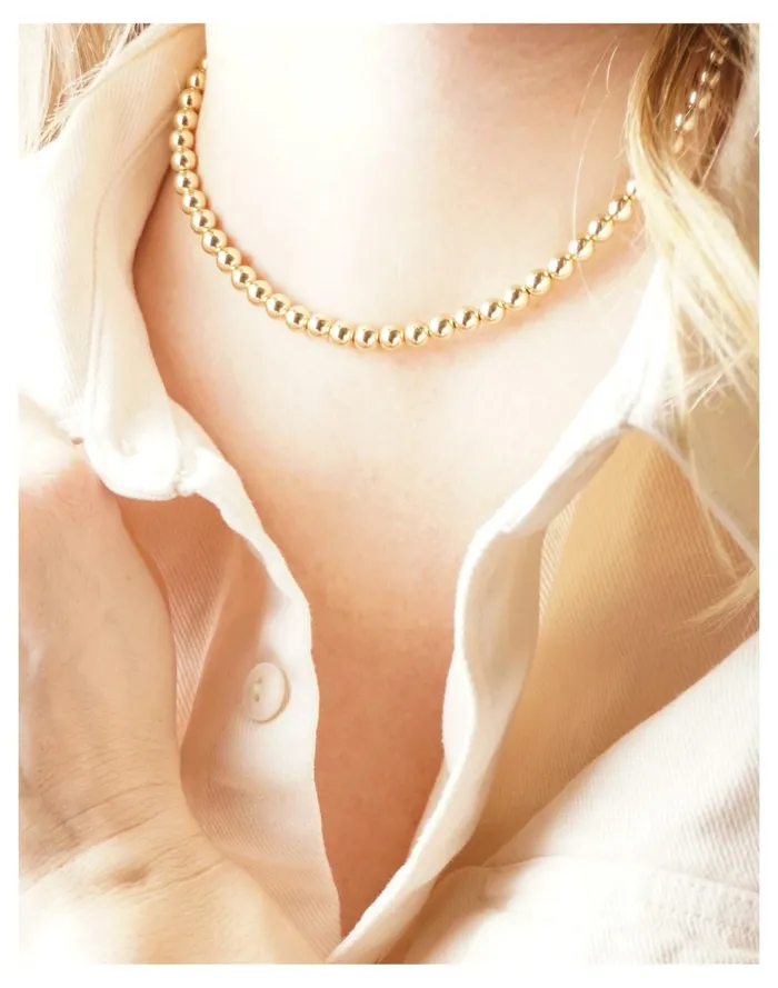 Women CHARLOTTE CAUWE STUDIO Adjustable Bead Necklace In Sterling Silver Silver Madewell Necklaces Women CHARLOTTE CAUWE STUDIO Adjustable Bead Necklace In Sterling Silver Silver Madewell Necklaces