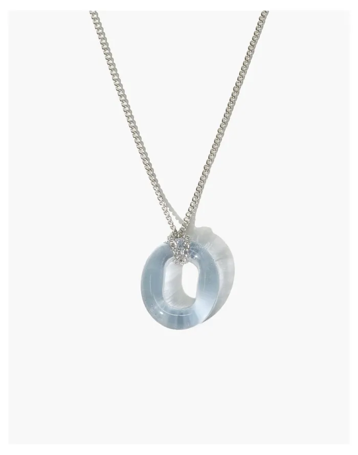 Women CLED In The Loop Necklace Light Blue Madewell Necklaces