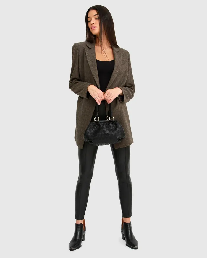 Women Coats and Jackets Belle and Bloom Kensington Oversized Coat 8211 Brown