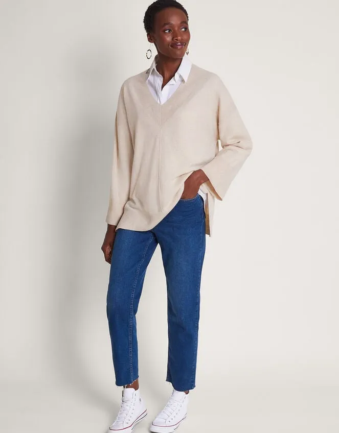 Women Coni Cashmere Jumper Natural Monsoon Casualwear