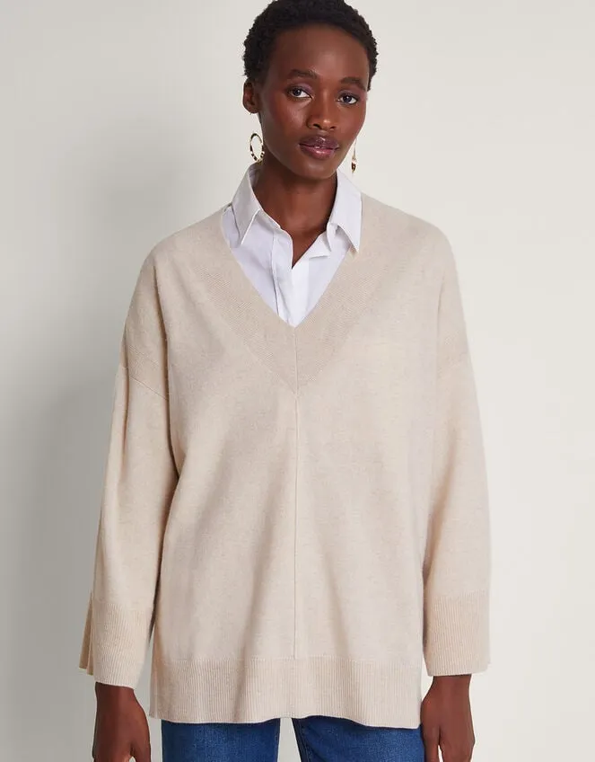 Women Coni Cashmere Jumper Natural Monsoon Casualwear