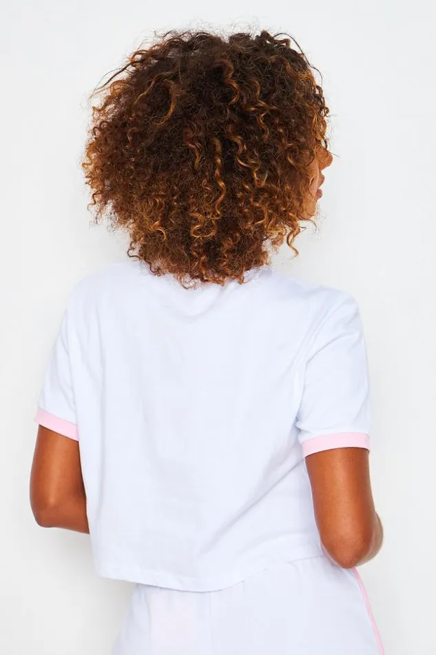 Women Crop Top Derla Blanc Ellesse 8211 Sgj11884 White Brentiny Paris TShirts Women Crop Top Derla Blanc Ellesse 8211 Sgj11884 White Brentiny Paris TShirts