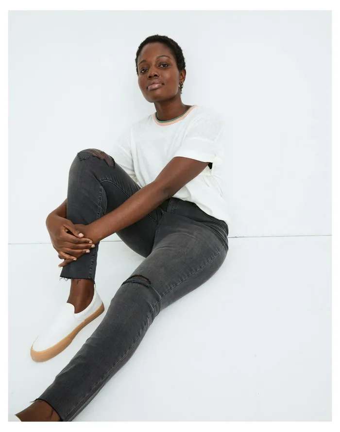 Women Curvy High Rise Skinny Jeans In Black Sea Black Sea Madewell Jeans Women Curvy High Rise Skinny Jeans In Black Sea Black Sea Madewell Jeans