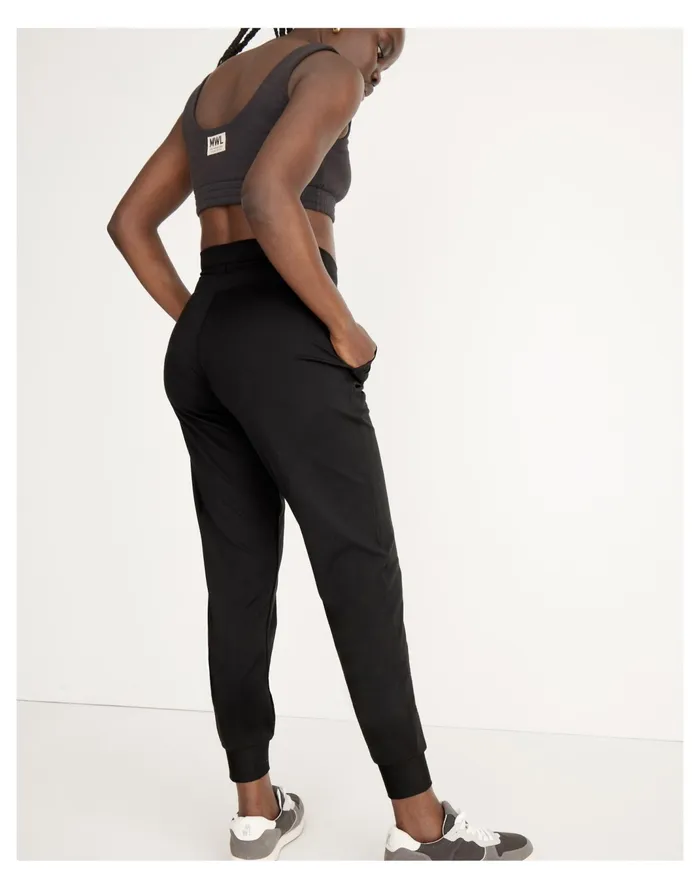 Women Curvy MWL Flex Skinny Joggers True Black Madewell Activewear Women Curvy MWL Flex Skinny Joggers True Black Madewell Activewear