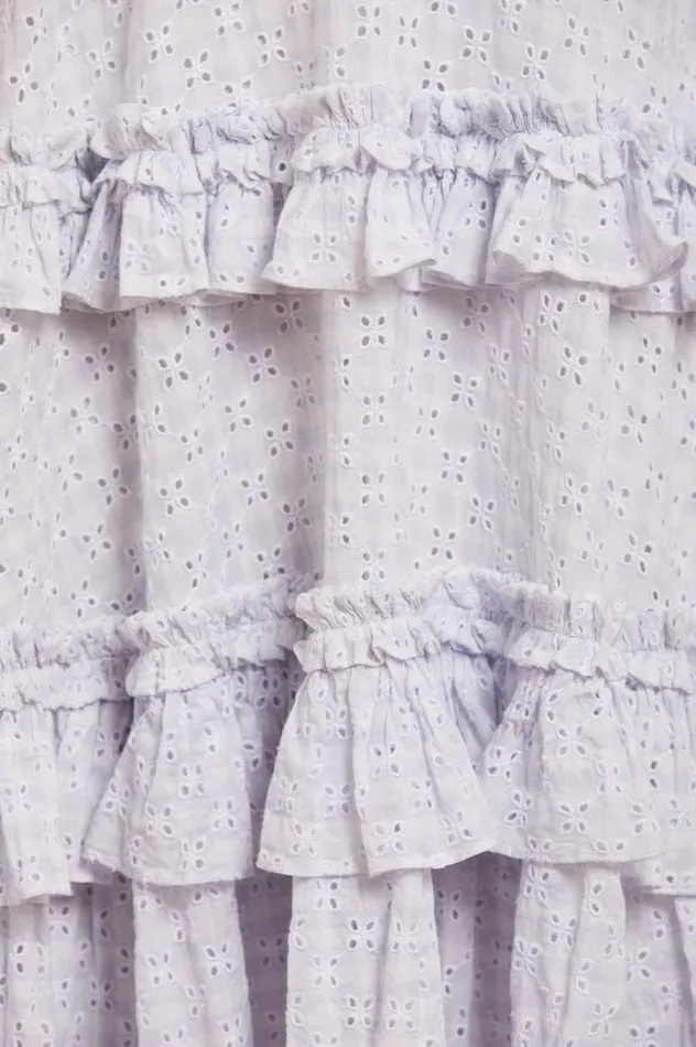 Women Day Dresses Needle and Thread Gingham Broderie Backless Ankle Gown Blue Women Day Dresses Needle and Thread Gingham Broderie Backless Ankle Gown Blue