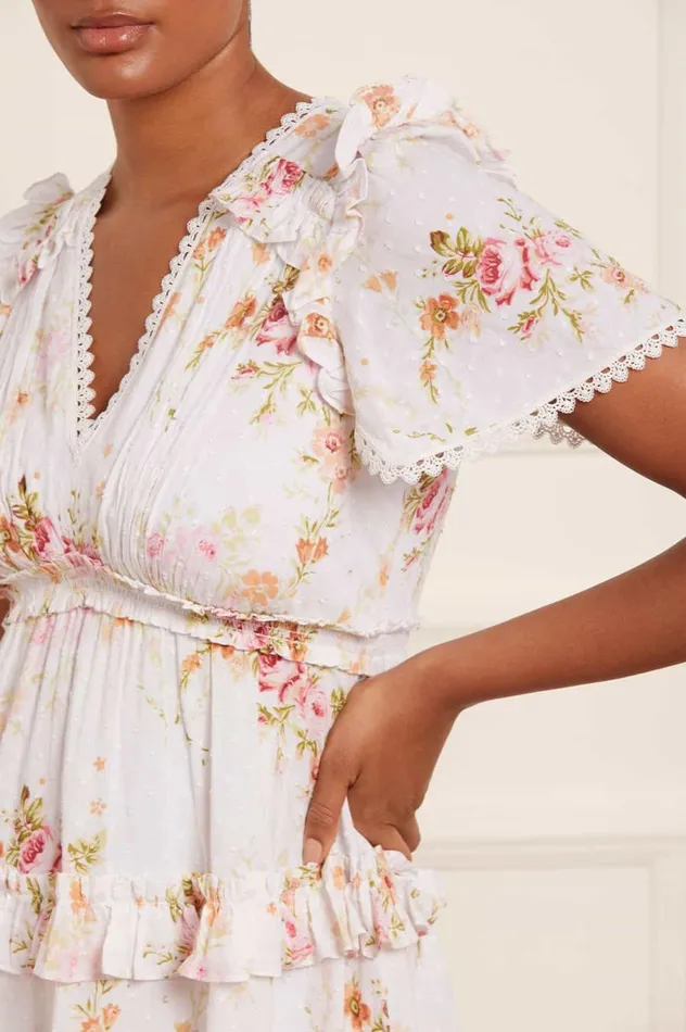 Women Day Dresses Needle and Thread Trailing Blooms Cotton Lace Ankle Gown Multi Women Day Dresses Needle and Thread Trailing Blooms Cotton Lace Ankle Gown Multi