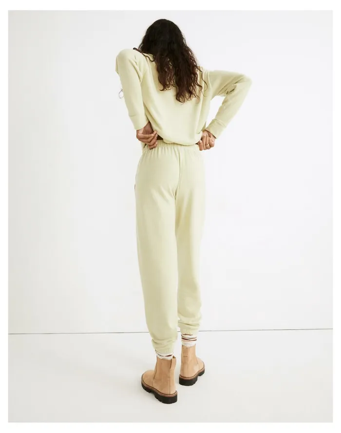 Women Donni Henley Sweater Pants Lime Madewell Sweatshirts and Sweatpants Women Donni Henley Sweater Pants Lime Madewell Sweatshirts and Sweatpants