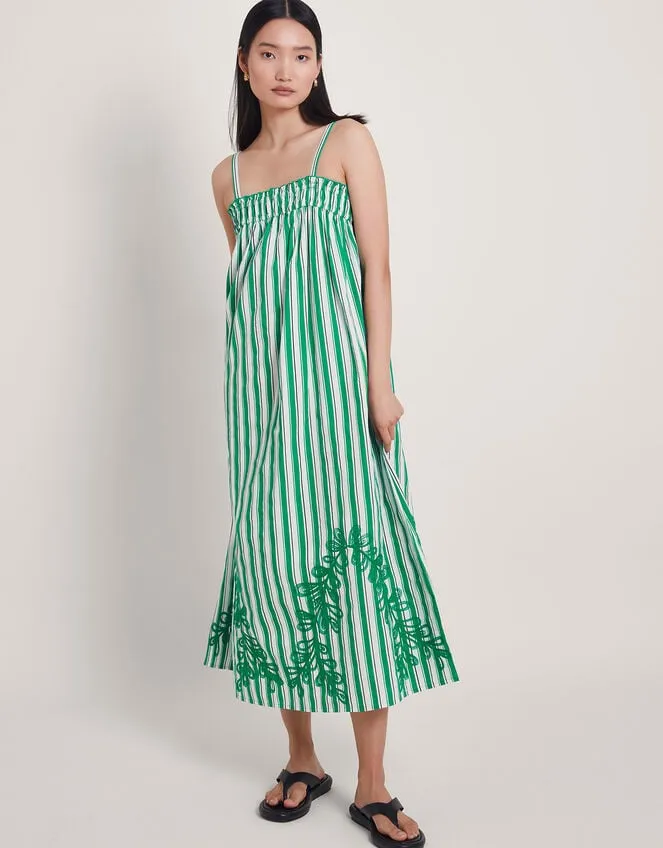 Women Dorita Embroidered Dress Green Monsoon Dresses