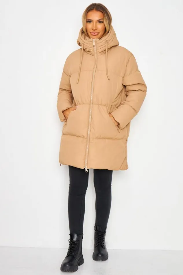 Women Doudoune Camel Matelasse Capuche Camel Brentiny Paris Parkas And Down Jackets Women Doudoune Camel Matelasse Capuche Camel Brentiny Paris Parkas And Down Jackets