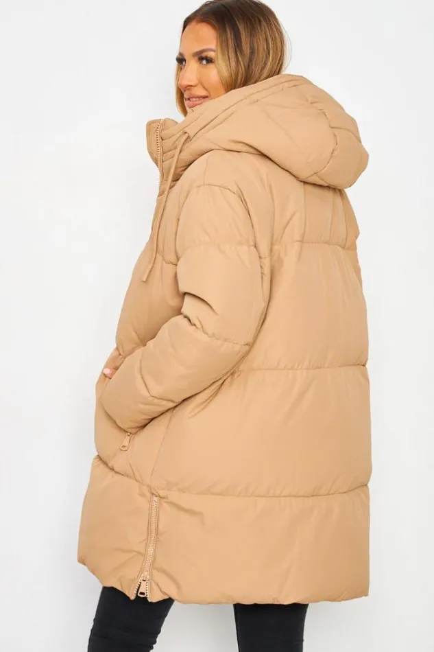 Women Doudoune Camel Matelasse Capuche Camel Brentiny Paris Parkas And Down Jackets Women Doudoune Camel Matelasse Capuche Camel Brentiny Paris Parkas And Down Jackets
