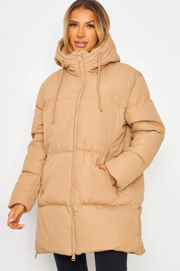 Women Doudoune Camel Matelasse Capuche Camel Brentiny Paris Parkas And Down Jackets Women Doudoune Camel Matelasse Capuche Camel Brentiny Paris Parkas And Down Jackets