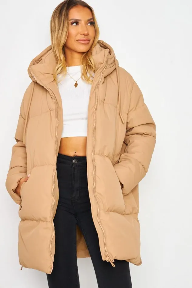 Women Doudoune Camel Matelasse Capuche Camel Brentiny Paris Parkas And Down Jackets Women Doudoune Camel Matelasse Capuche Camel Brentiny Paris Parkas And Down Jackets