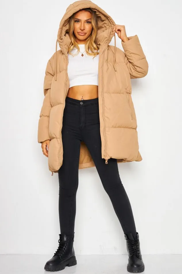 Women Doudoune Camel Matelasse Capuche Camel Brentiny Paris Parkas And Down Jackets Women Doudoune Camel Matelasse Capuche Camel Brentiny Paris Parkas And Down Jackets