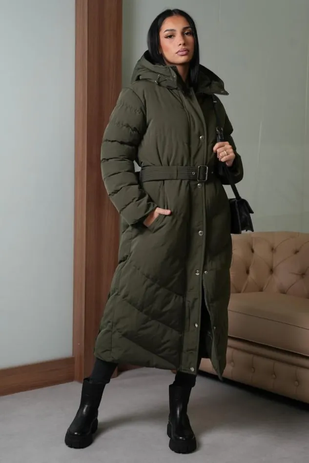 Women Doudoune Kaki Longue Matelasse Et Ceinture Khaki Brentiny Paris Parkas And Down Jackets Women Doudoune Kaki Longue Matelasse Et Ceinture Khaki Brentiny Paris Parkas And Down Jackets