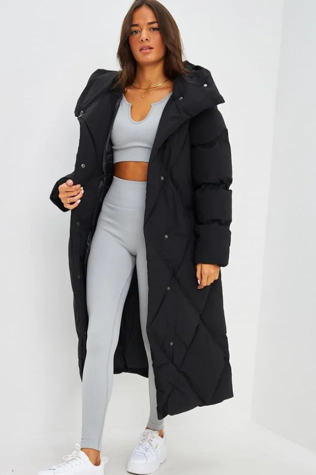 Women Doudoune Noire Matelasse Capuche Black Brentiny Paris Parkas And Down Jackets Women Doudoune Noire Matelasse Capuche Black Brentiny Paris Parkas And Down Jackets