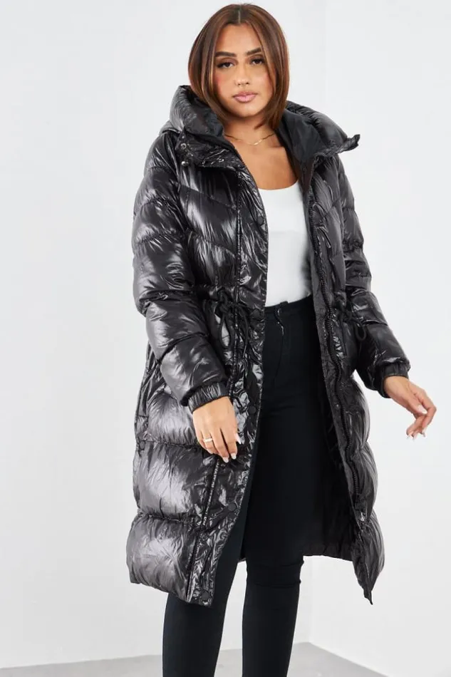 Women Doudoune Noire Matelasse En Vinyle Black Brentiny Paris Parkas And Down Jackets Women Doudoune Noire Matelasse En Vinyle Black Brentiny Paris Parkas And Down Jackets