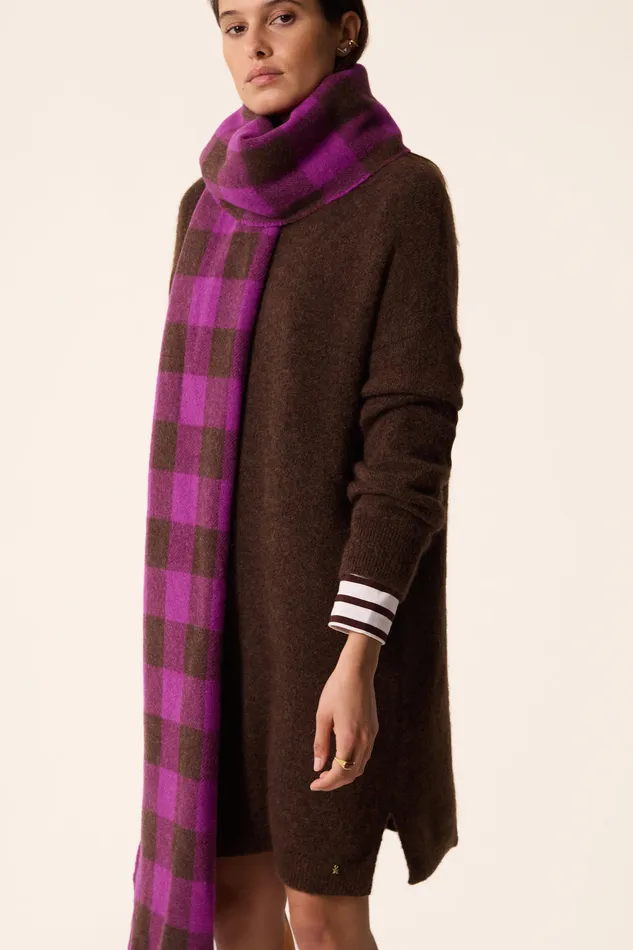 Women Dress Bemilie Ours Robe Alpaga Superfine Marron Des Petits Hauts Dresses and Skirts
