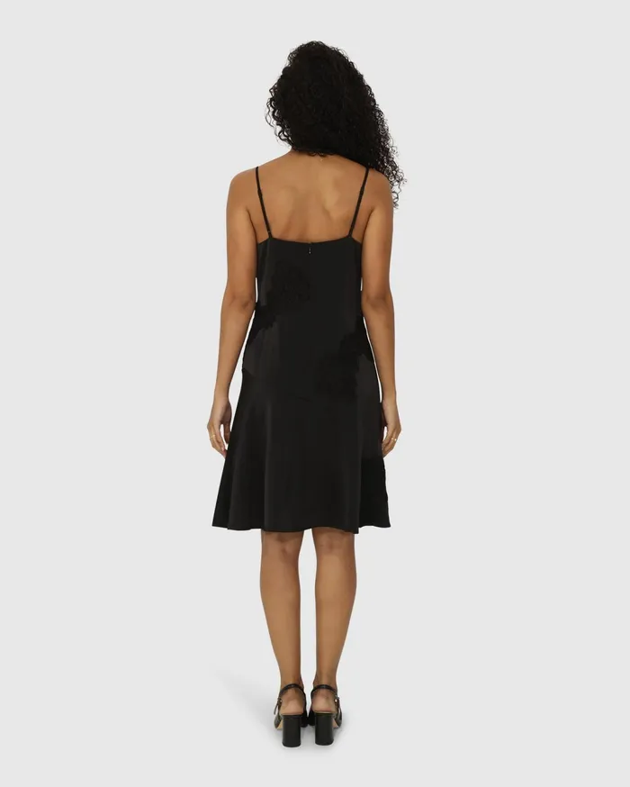Women Dresses Belle and Bloom Real Love Slip Dress 8211 Black