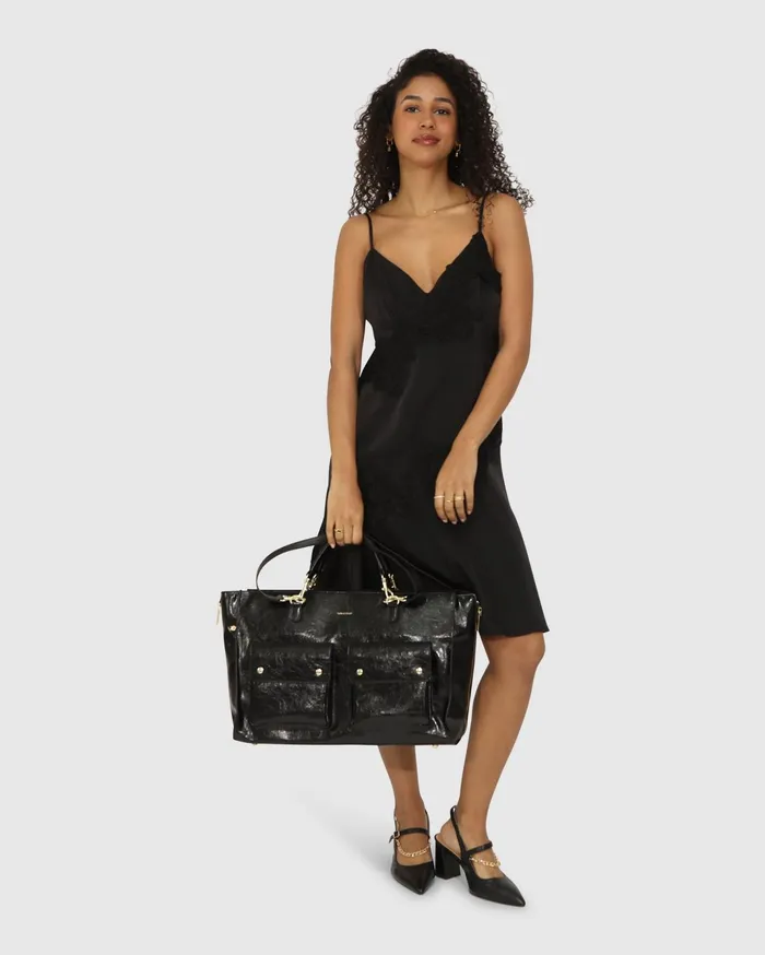 Women Dresses Belle and Bloom Real Love Slip Dress 8211 Black
