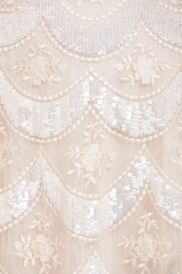 Women Embellished Dresses Needle and Thread Fifi Strapless Micro Mini Dress Champagne