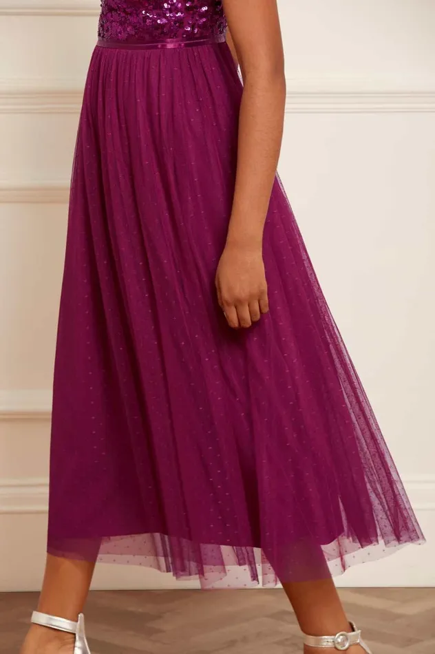 Women Embellished Dresses Needle and Thread Tempest Bodice Cami Ballerina Dress Purple Women Embellished Dresses Needle and Thread Tempest Bodice Cami Ballerina Dress Purple