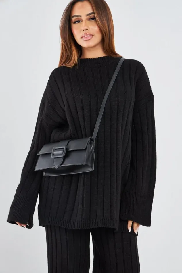 Women Ensemble 2 Pices Pull Long Pantalon En Laine Noir Black Brentiny Paris Sweaters and Sweatshirts Women Ensemble 2 Pices Pull Long Pantalon En Laine Noir Black Brentiny Paris Sweaters and Sweatshirts